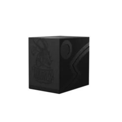 DRAGON SHIELD DECKBOX Double Deck Shell Black/Black
