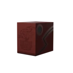 DRAGON SHIELD DECKBOX Double Deck Shell Blood Red/Black