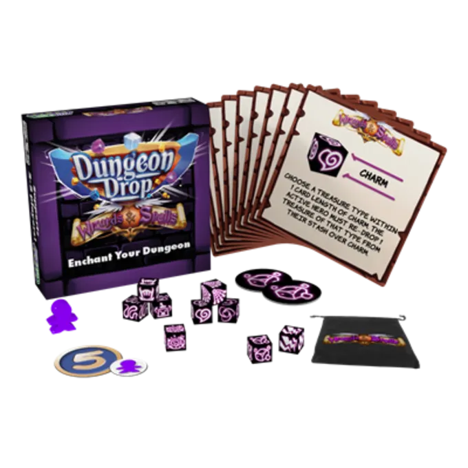 PHASE SHIFT GAMES Dungeon Drop Wizards & Spells