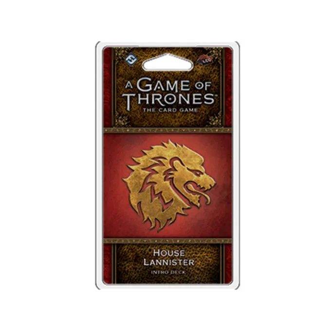 FANTASY FLIGHT GAMES Game Of Thrones LCG 2nd House Lannister Intro Deck