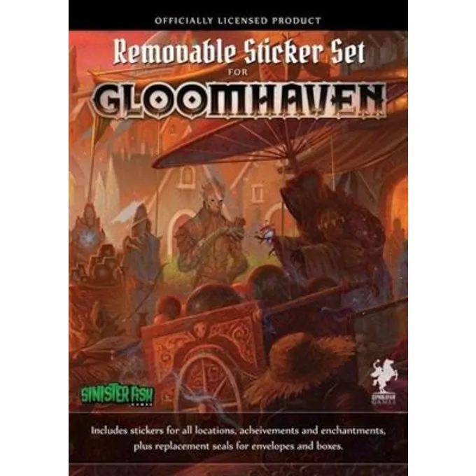 SINISTER FISH GAMES Gloomhaven Removable Sticker Set