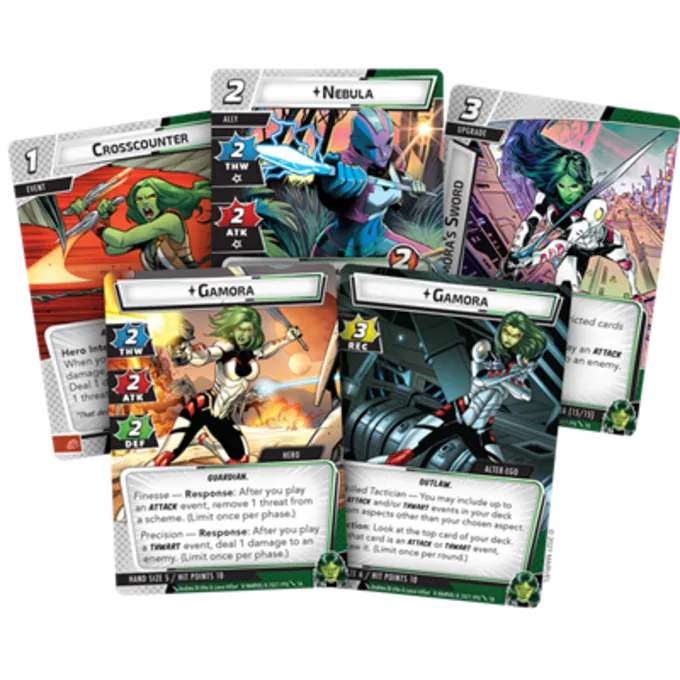 FANTASY FLIGHT GAMES Marvel LCG Champions Gamora Hero Pack - Billede 2