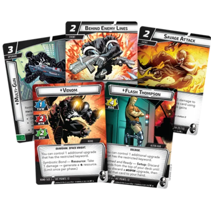 FANTASY FLIGHT GAMES Marvel LCG Champions Venom Hero Pack - Billede 2