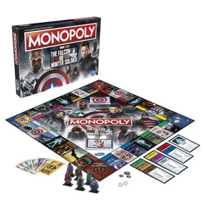 Hasbro Monopoly The Falcon And The Winter Soldier - Billede 2