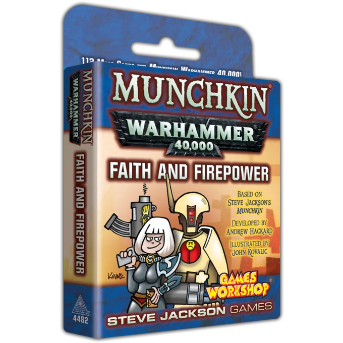 STEVE JACKSON GAMES Munchkin Warhammer 40k Faith And Firepower