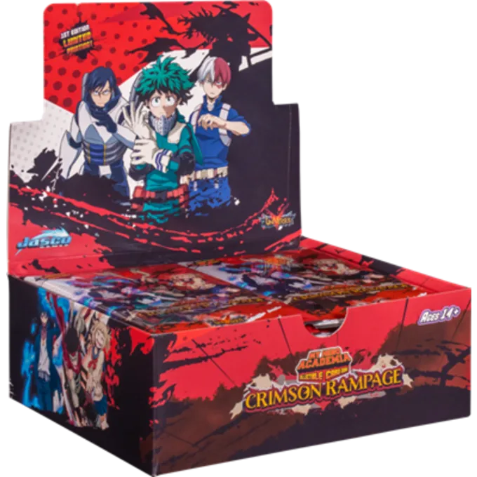 JASCO GAMES My Hero Academia CCG Wave 2 Crimson Rampage BO