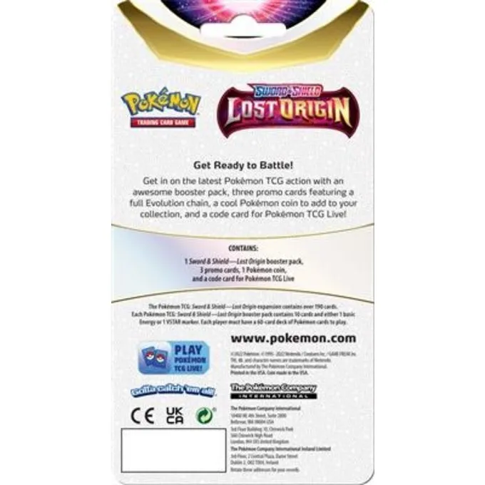 POKEMON USA POK TCG Sword & Shield Lost Origin Prem Checklane - Billede 3