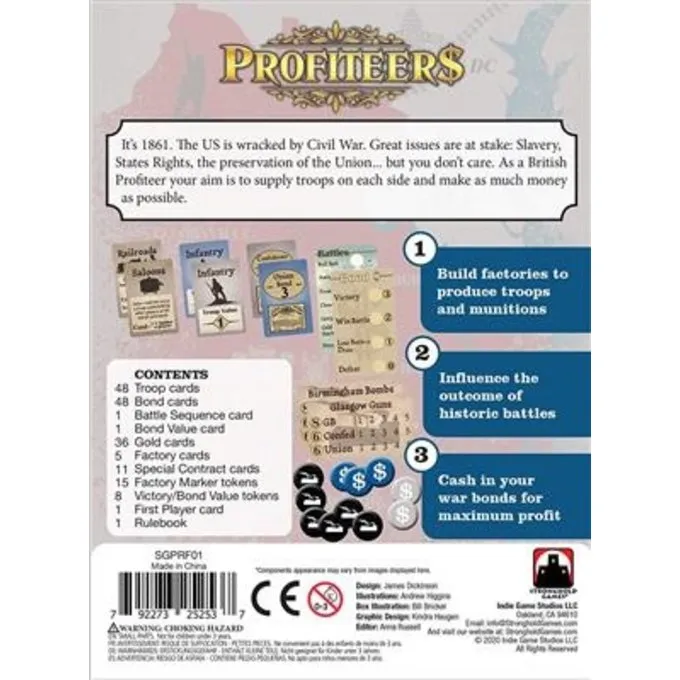 STRONGHOLD GAMES Profiteers - Billede 2