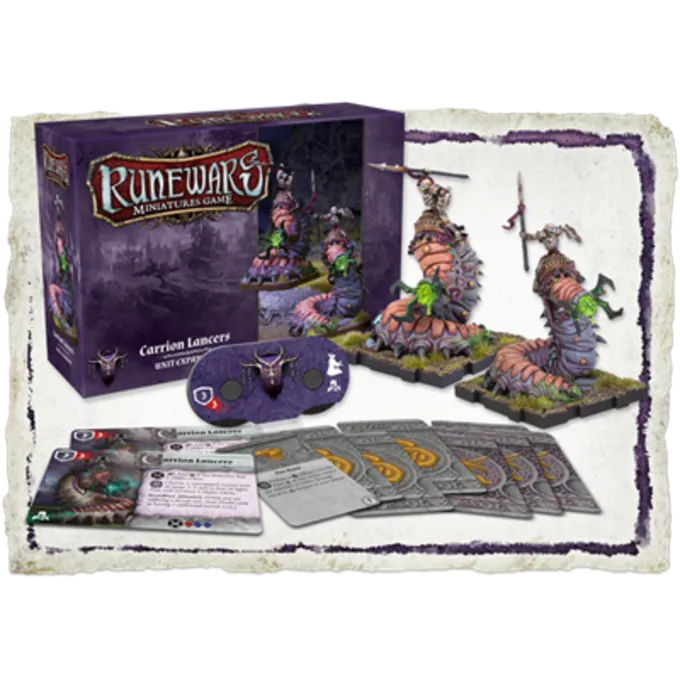 FANTASY FLIGHT GAMES RuneWars Carrion Lancers Unit - Billede 2