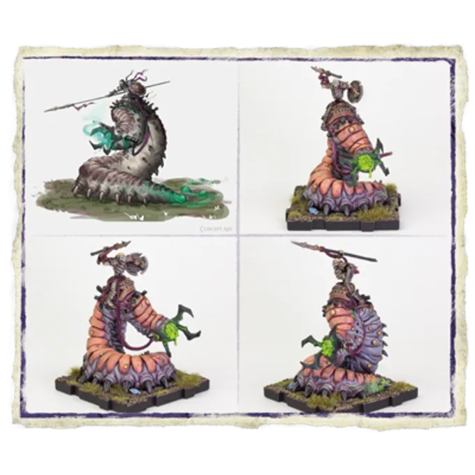 FANTASY FLIGHT GAMES RuneWars Carrion Lancers Unit - Billede 3