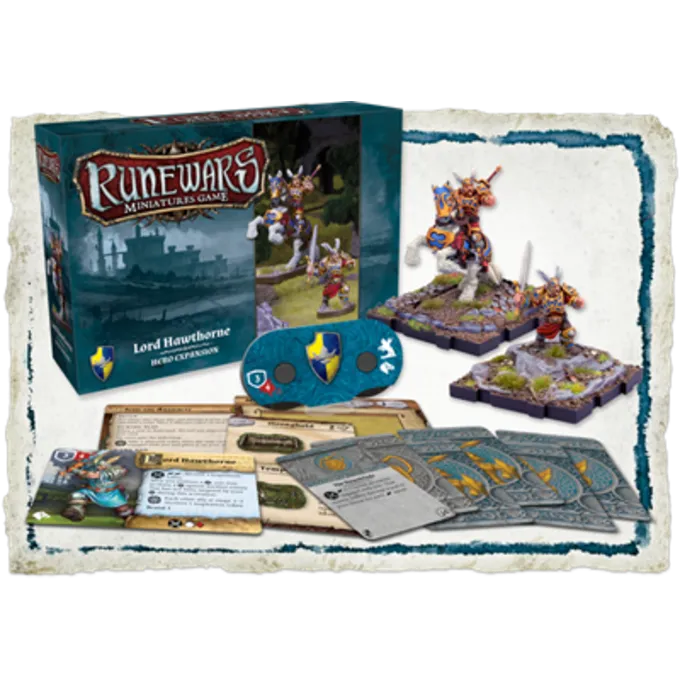FANTASY FLIGHT GAMES RuneWars Lord Hawthorne Hero - Billede 2