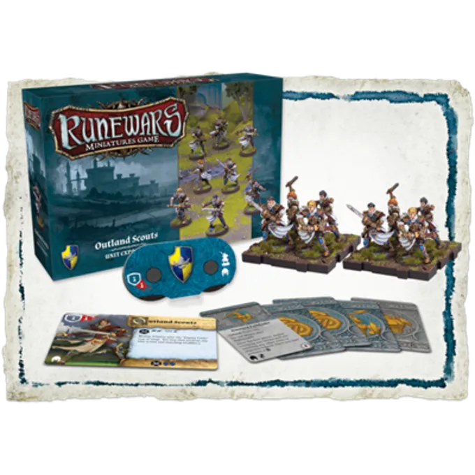 FANTASY FLIGHT GAMES RuneWars Outland Scouts Unit Exp. - Billede 2