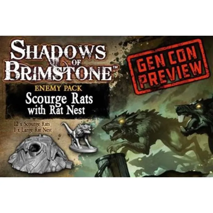 FLYING FROG PROD. Shadows Of Brimstone Scourge Rats Enemy Pack