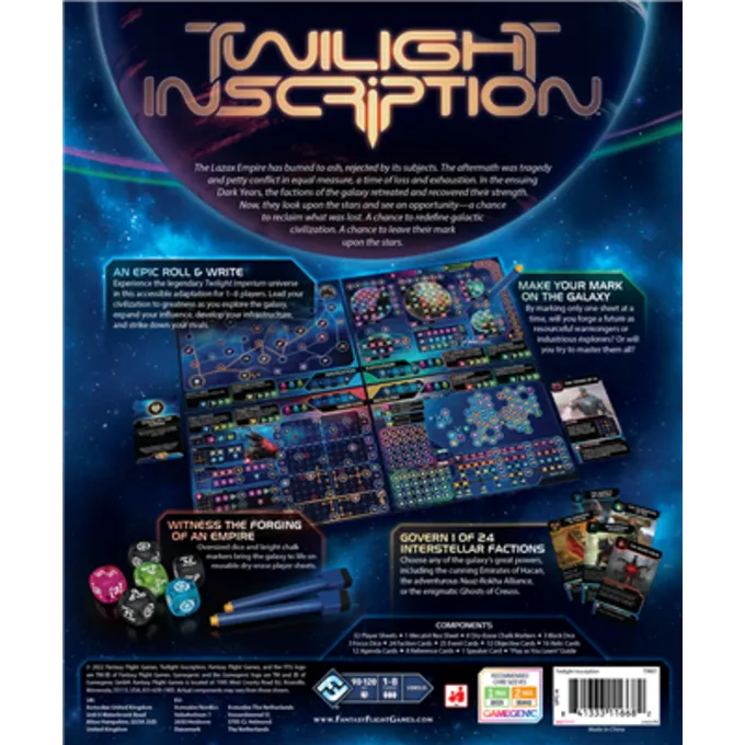 FANTASY FLIGHT GAMES Twilight Inscription - Billede 3